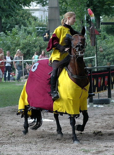 2005_0813 (10).JPG - Uppvärmning inför Riddarspelet